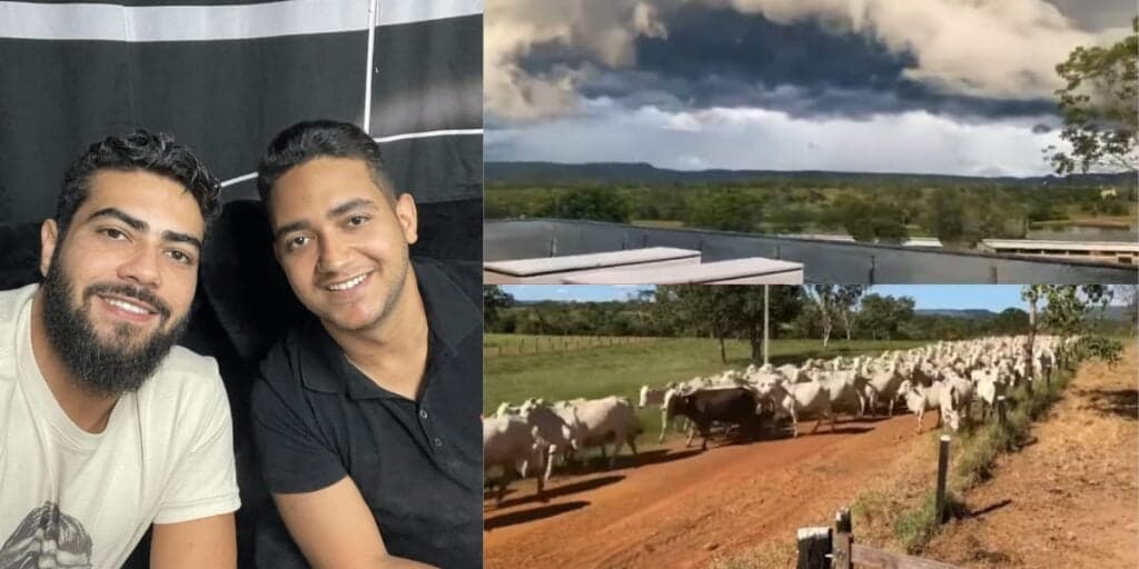 600 cabeças de gado, aeroporto e represa: a absurda Terra Prometida, fazenda milionária de Henrique e Juliano