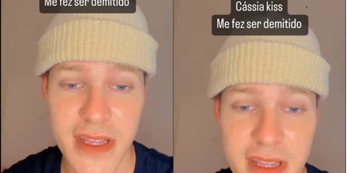 garçom diz ter sido demitido por conta de Cássia Kis - Foto: Reprodução garçom diz ter sido demitido por conta de Cássia Kis - Foto: Reprodução