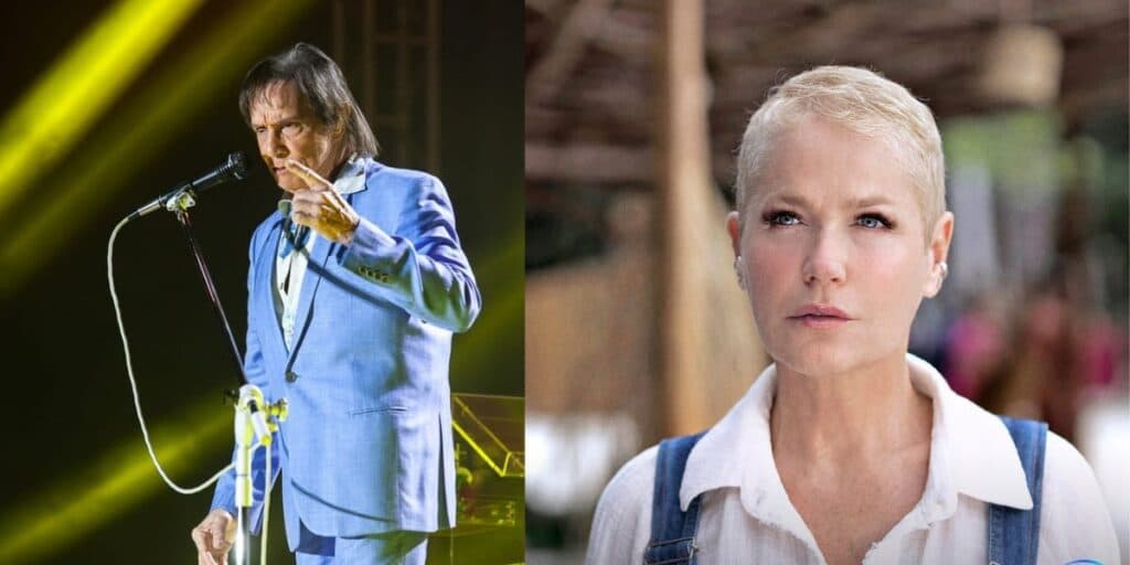Atriz expõe o que Roberto Carlos fez com Xuxa no palco e atrito dos dois vem à público: "Ele saiu correndo"