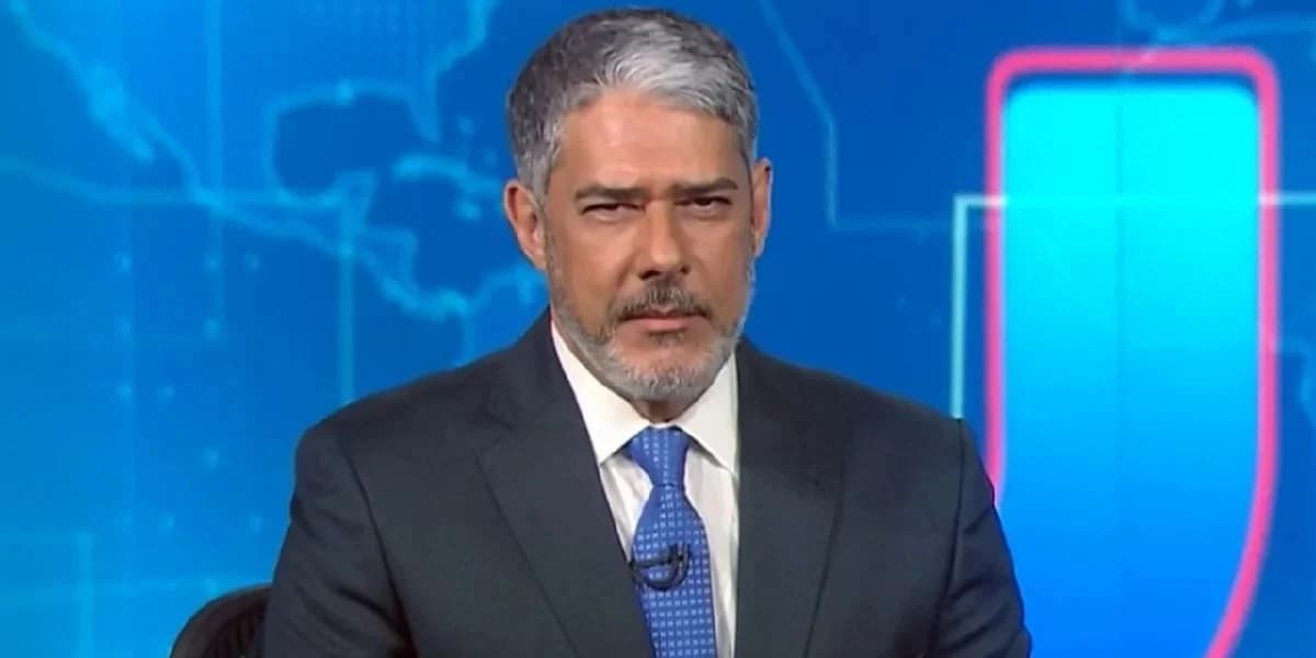 No Jornal Nacional, da Globo, William Bonner engole o 'boa noite' em seco e deixa transparecer sua fúria sobre assunto que chocou o Brasil - Foto Reprodução No Jornal Nacional, da Globo, William Bonner engole o 'boa noite' em seco e deixa transparecer sua fúria sobre assunto que chocou o Brasil - Foto Reprodução