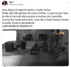 BBB23 - Key Alves acusa Larissa de querer Cowboy (Foto: Reprodução / Twitter)