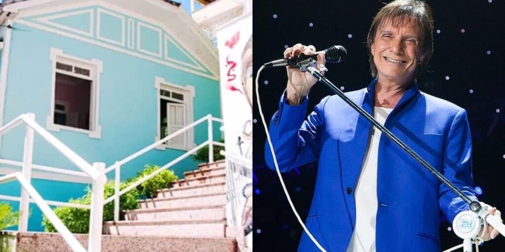 Sem escada e com piso de madeira: a casa humilde que Roberto Carlos vivia e trocou por local faraônico hoje