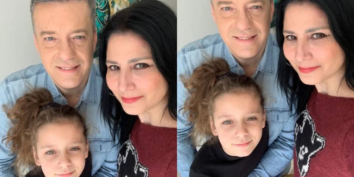 Roberto Kovalick ao lado da esposa e da filha Roberto Kovalick ao lado da esposa e da filha