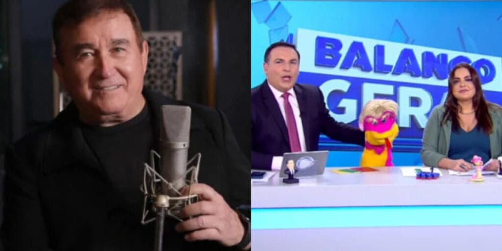 Fabíola Reipert vaza na Record relação discreta de Amado Batista com pessoa 50 anos mais jovem que ele