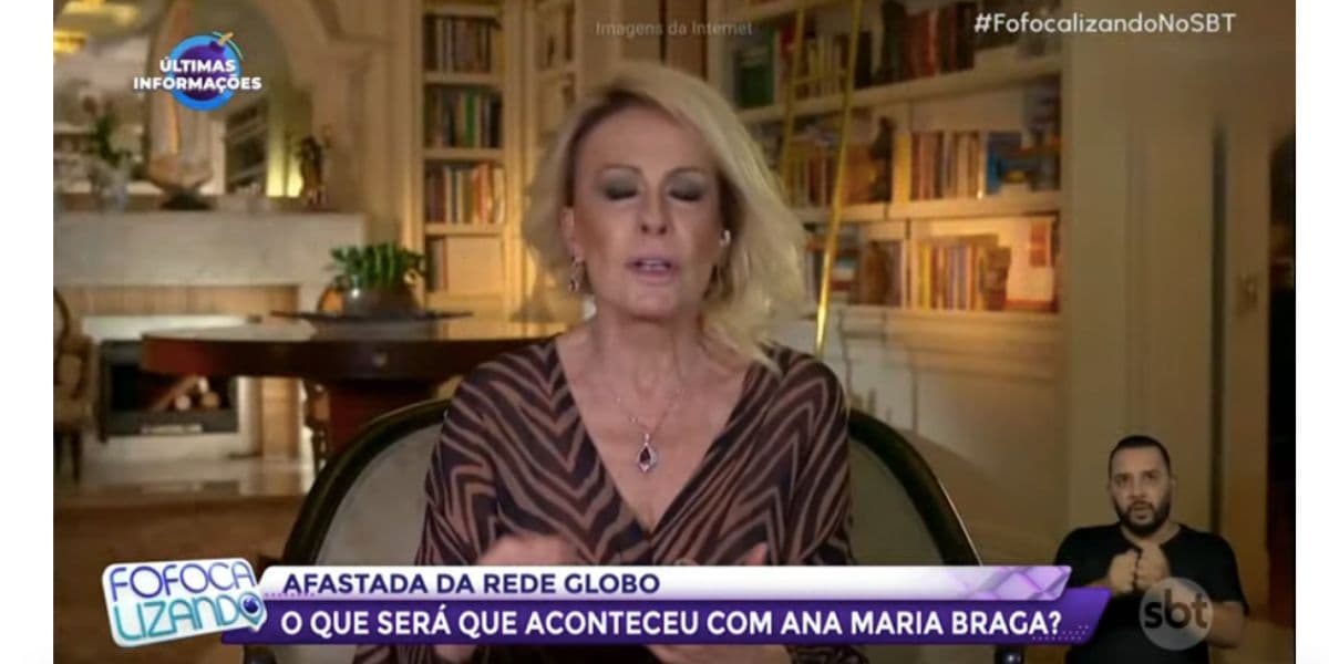 Chris Flores fala sobre cirurgia de Ana Maria (Foto: Reprodução / SBT) Chris Flores fala sobre cirurgia de Ana Maria (Foto: Reprodução / SBT)