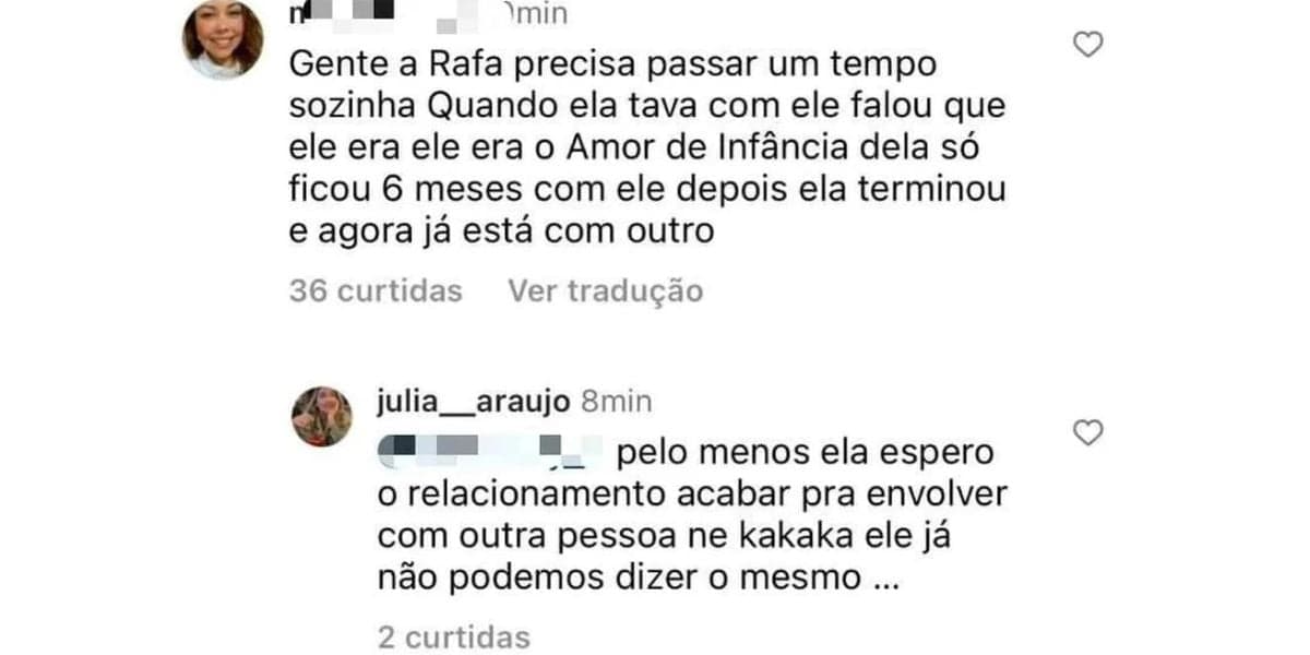 Julia Araujo fala sobre traição de José Loreto (Foto: Instagram) Julia Araujo fala sobre traição de José Loreto (Foto: Instagram)