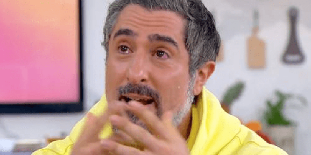 Marcos Mion chorando em programa de Ana Maria Braga (Foto: Reprodução/ Globo) Marcos Mion chorando em programa de Ana Maria Braga (Foto: Reprodução/ Globo)