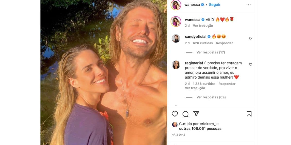 Wanessa Camargo entrega o que fez com Dado Dolabella no fim de semana e Sandy manda recado fofo (Foto: Reprodução / Instagram) Wanessa Camargo entrega o que fez com Dado Dolabella no fim de semana e Sandy manda recado fofo (Foto: Reprodução / Instagram)