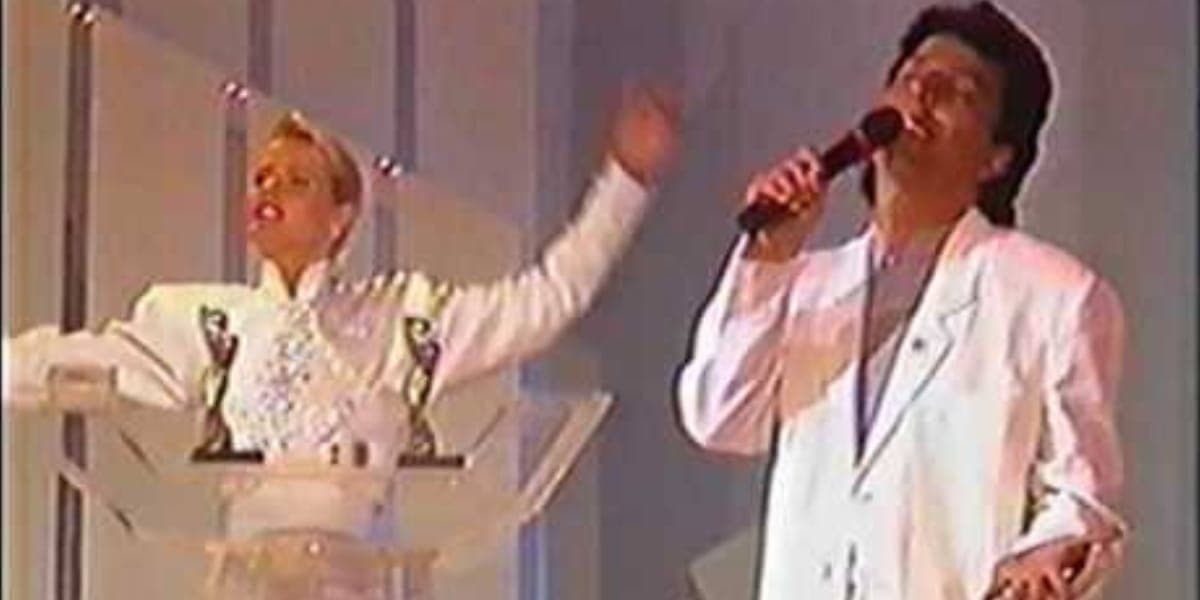 Os cantores faziam grande sucesso na atração (Reprodução: Globo)