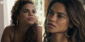Bia (Clara Buarque) e Brisa (Lucy Alves) em Travessia (Foto: Reprodução / Globo) Bia (Clara Buarque) e Brisa (Lucy Alves) em Travessia (Foto: Reprodução / Globo)