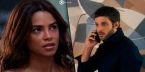 Brisa negocia com Ari em Travessia (Foto: Reprodução / Globo) Brisa negocia com Ari em Travessia (Foto: Reprodução / Globo)