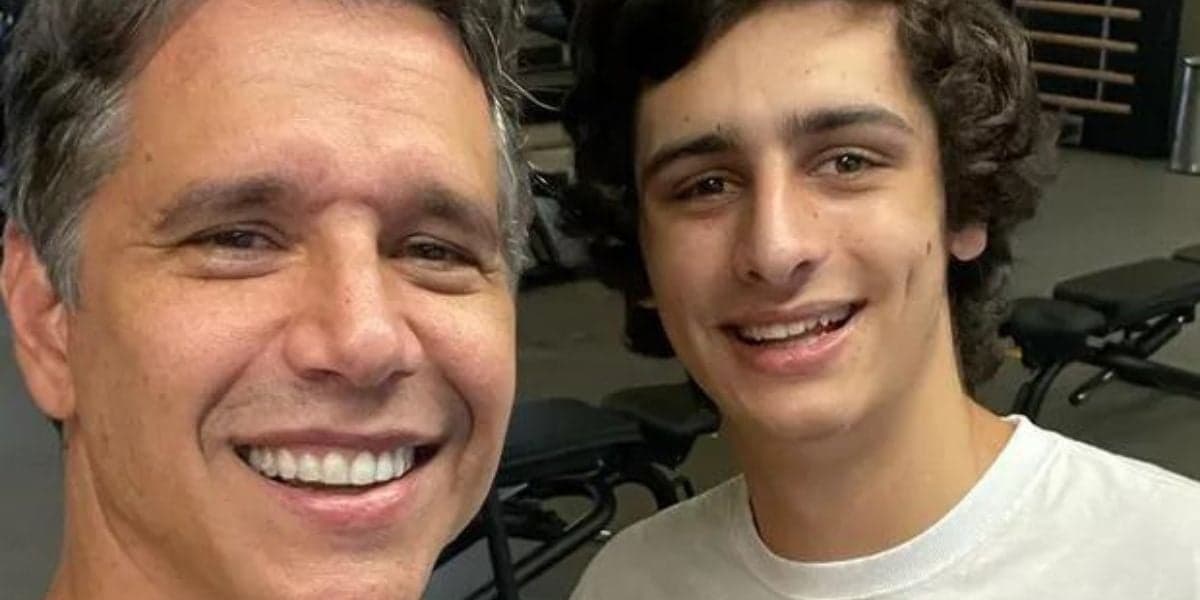 Marcio Garcia com o filho, Pedro. Foto: Reprodução/Redes sociais Marcio Garcia com o filho, Pedro. Foto: Reprodução/Redes sociais