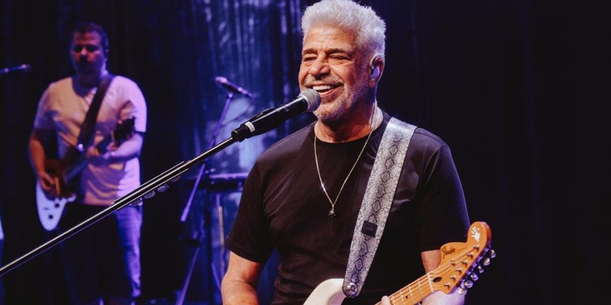 Lulu Santos em um de seus shows (Reprodução: Instagram)