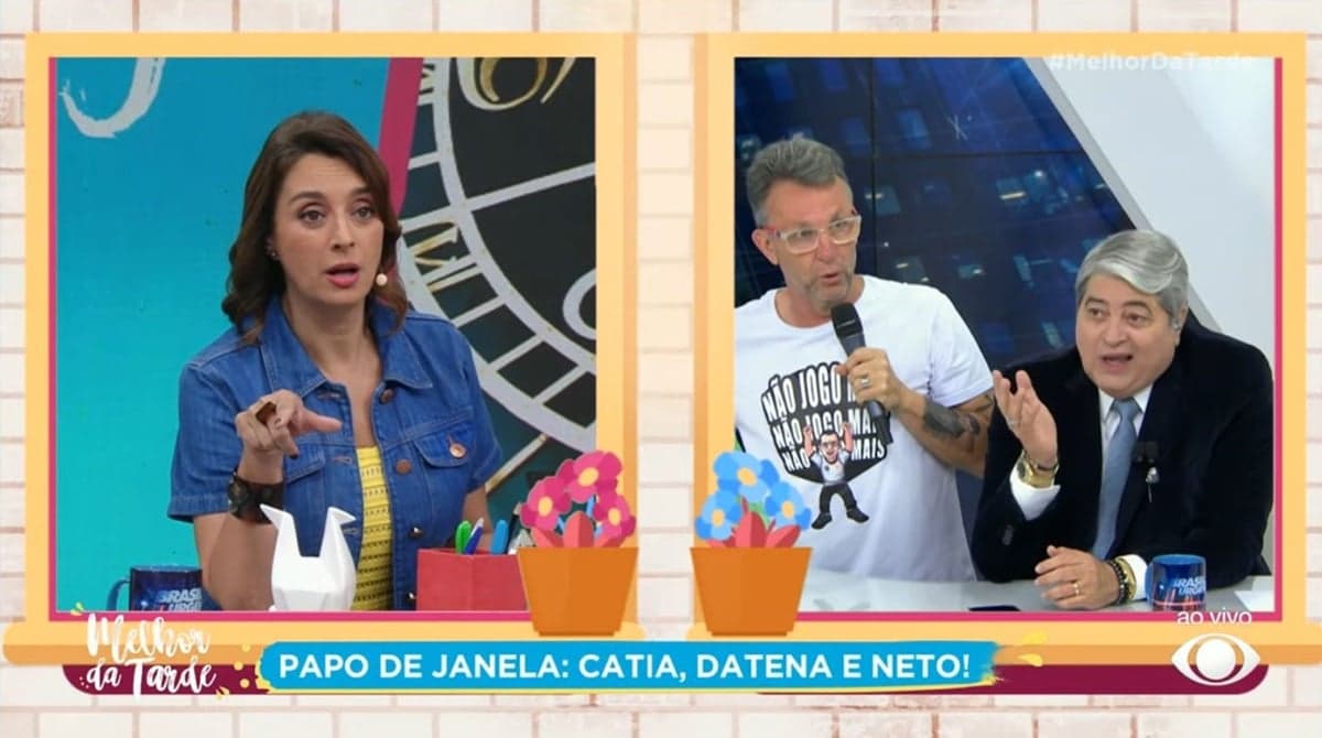 Catia Fonseca, Neto, Datena Catia Fonseca, Neto, Datena