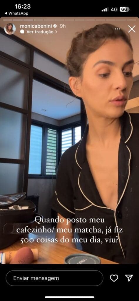 Mônica Benini, esposa de Júnior Lima, fala sobre correria do dia a dia (Foto: Reprodução / Instagram) Mônica Benini, esposa de Júnior Lima, fala sobre correria do dia a dia (Foto: Reprodução / Instagram)