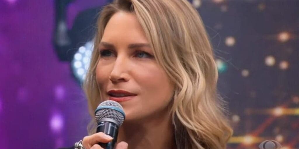 Anne Lottermann é corajosa ao falar sobre salário no Faustão na Band e crava verdade: "Ganha muito mais"