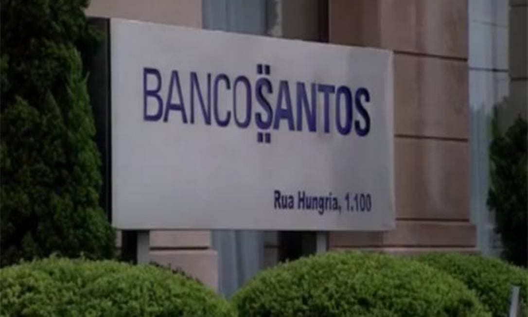 Banco Santos teve a falência decretada em 2005 - Foto: Reprodução/Internet Banco Santos teve a falência decretada em 2005 - Foto: Reprodução/Internet