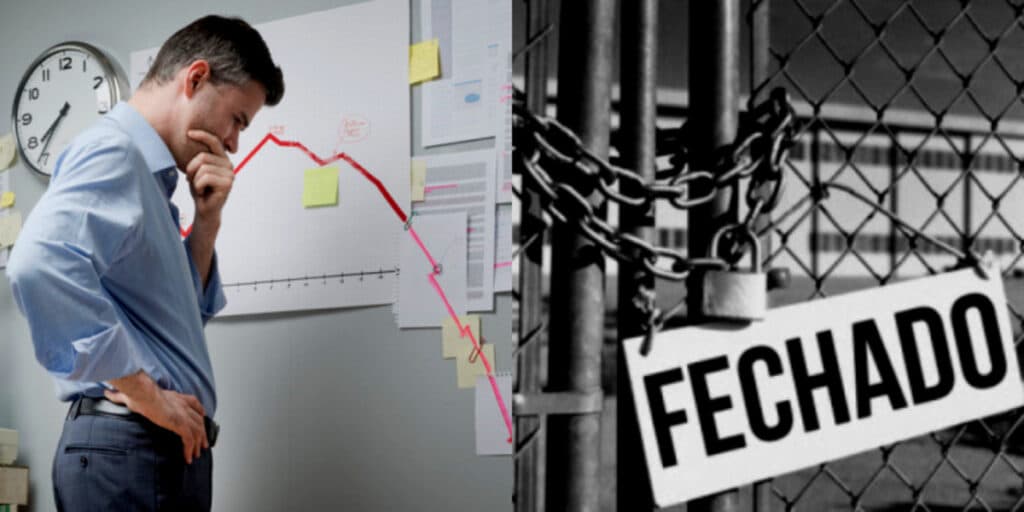 6 mega empresas que entraram com pedido de falência em 4 meses: Operadora, marca tradicional e mais