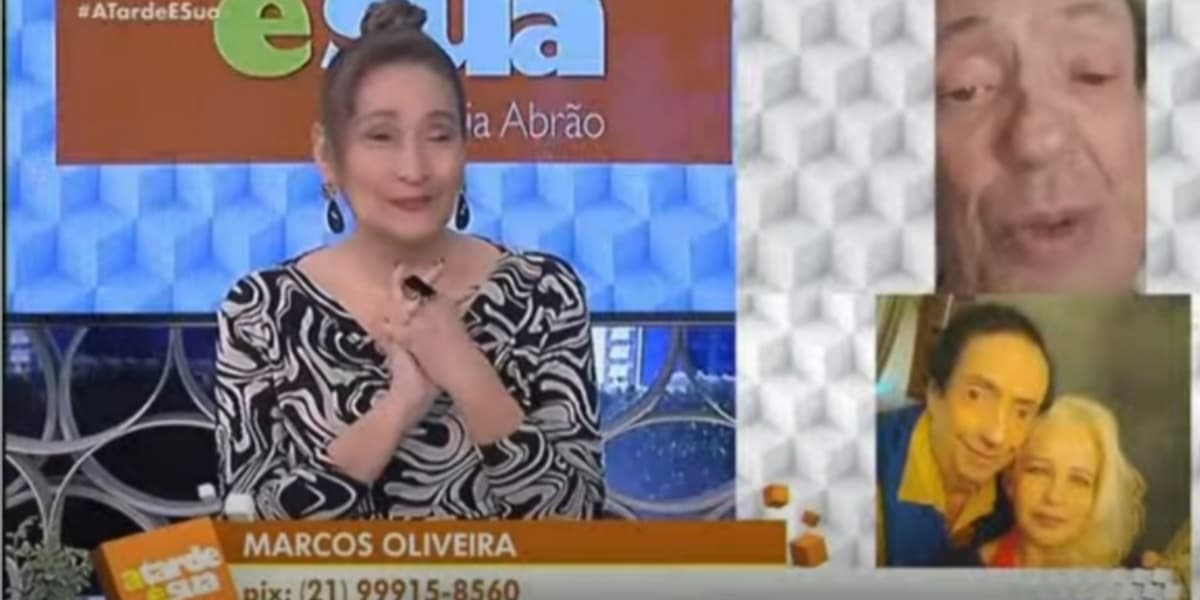 Pix de Marcos Oliveira no "A Tarde é Sua" (Foto: Reprodução/RedeTV!) Pix de Marcos Oliveira no "A Tarde é Sua" (Foto: Reprodução/RedeTV!)