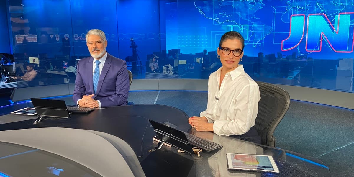 William Bonner, Renata Vasconcellos, Globo William Bonner, Renata Vasconcellos, Globo