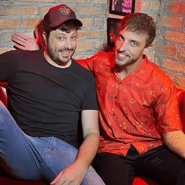 Danilo Gentili e Léo Lins (Foto: Reprodução/ Internet)