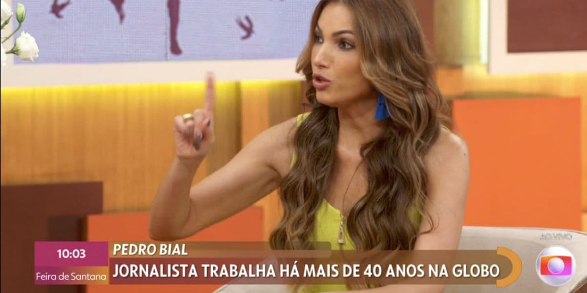 Patrícia Poeta no Encontro (Foto: Reprodução / Globo) Patrícia Poeta no Encontro (Foto: Reprodução / Globo)