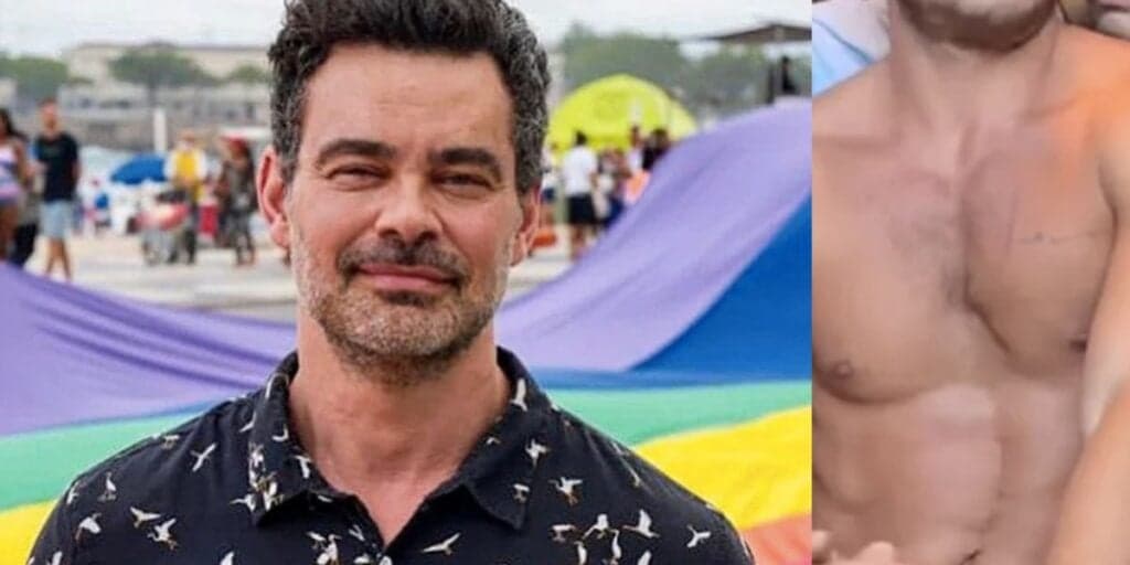 Carmo Dalla Vecchia surge em vídeo sensual agarrando ator da Globo seminu e choca o público: "Gostoso"