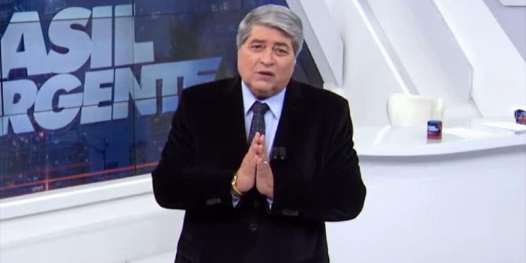 O choro honesto de Datena ao vivo na Band com notícia recebida: "Por mim eu largava tudo aqui"