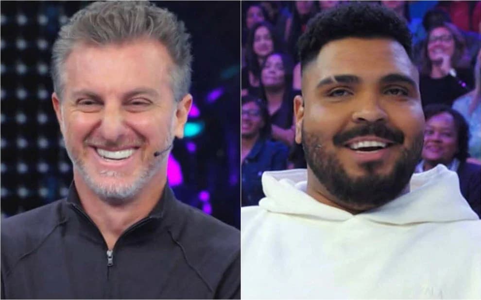 Luciano Huck foi alvo de piada de Paulo Vieira (Foto: Reprodução/ Globo) Luciano Huck foi alvo de piada de Paulo Vieira (Foto: Reprodução/ Globo)