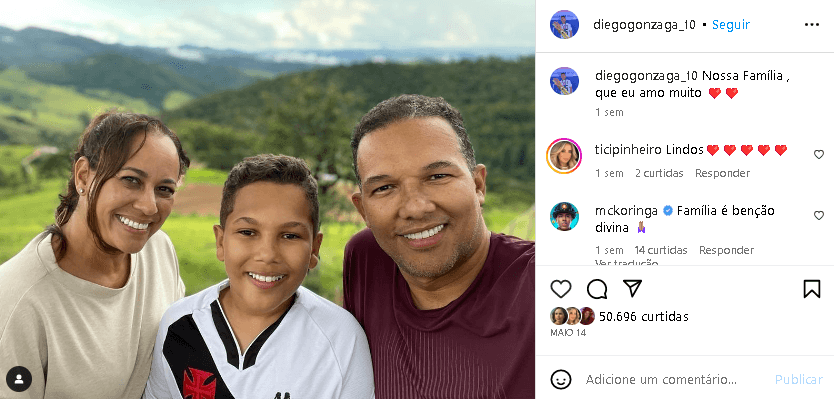Renata Alves, com o marido e o filho (Foto: Reprodução/ Instagram) Renata Alves, com o marido e o filho (Foto: Reprodução/ Instagram)