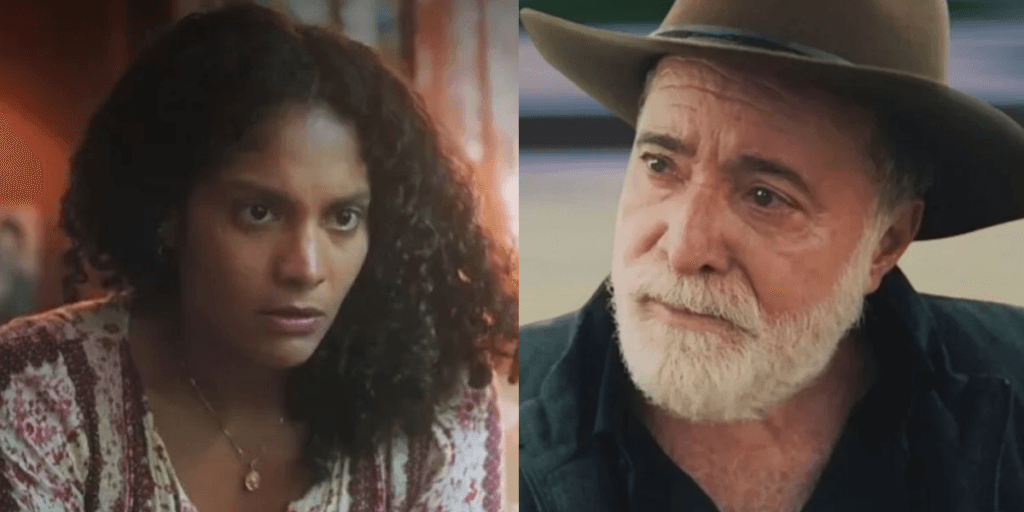 Aline acaba com a raça de Antônio em Terra e Paixão e esfrega documento na fuça dele: 'Ficou mudo?'