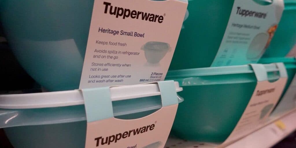 Falência arrebatadora: Tupperware luta para sobreviver, mas acaba de ver seu dinheiro derreter