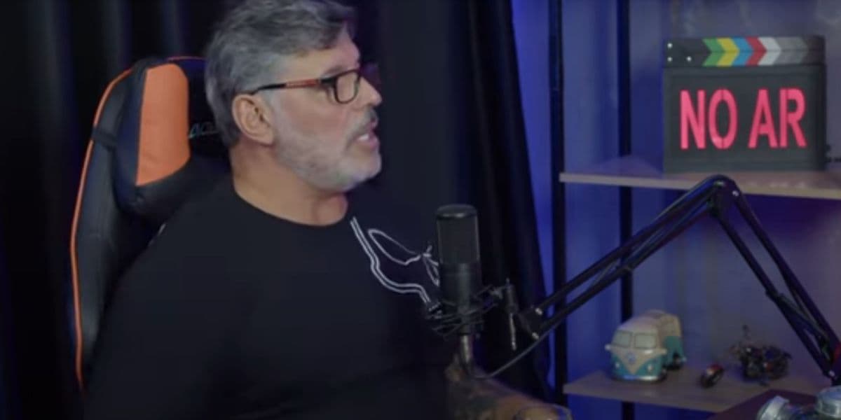 Alexandre Frota no podcast Não é Nada Pessoal (Foto: Reprodução / YouTube) Alexandre Frota no podcast Não é Nada Pessoal (Foto: Reprodução / YouTube)