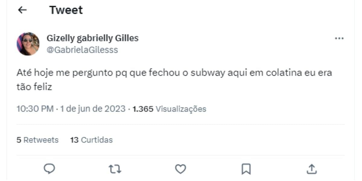 Lojas fechadas e comprado por concorrente: Subway vive mudança drástica e gera revolta nos clientes - Foto: Reprodução Lojas fechadas e comprado por concorrente: Subway vive mudança drástica e gera revolta nos clientes - Foto: Reprodução