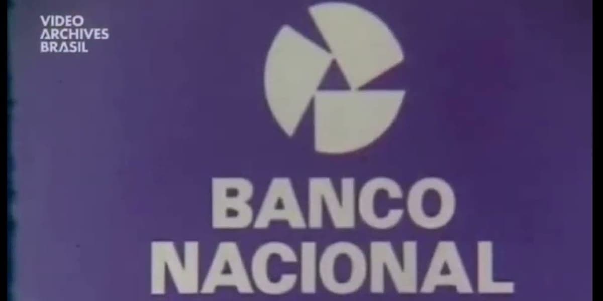 Banco Nacional patrocinou o Jornal Nacional na década de 1970 (Reprodução: youtube) Banco Nacional patrocinou o Jornal Nacional na década de 1970 (Reprodução: youtube)