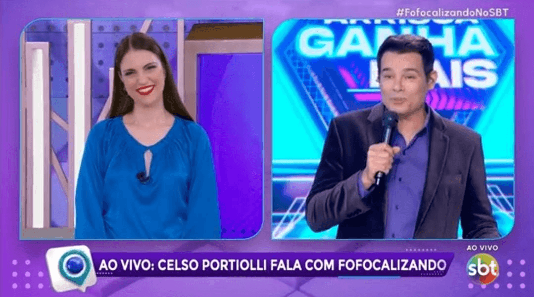 Celso Portiolli no 'Fofocalizando' (Foto: Reprodução/ Internet)