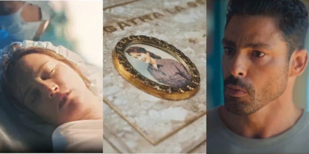 Reviravolta em Terra e Paixão: Caio abre túmulo de Agatha e quase infarta ao encontrar local vazio