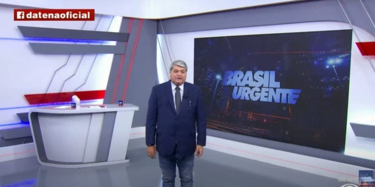 Datena não conta mais com o helicóptero por cortes de custos na emissora (Reprodução: Band)