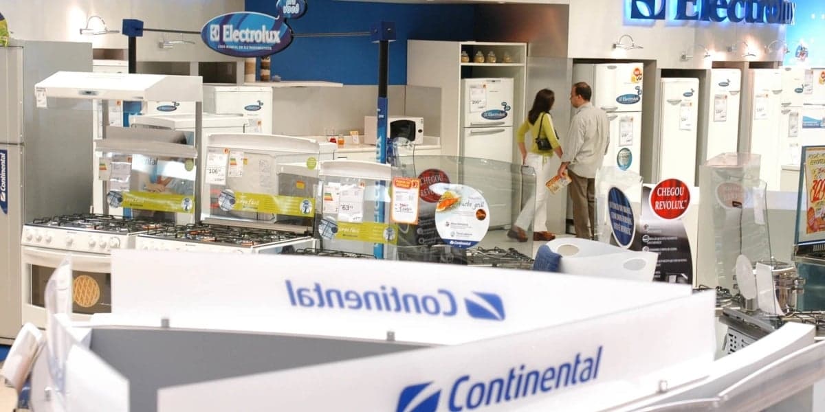 A Electrolux comprou a Continental (Foto: Reprodução/Veja) A Electrolux comprou a Continental (Foto: Reprodução/Veja)