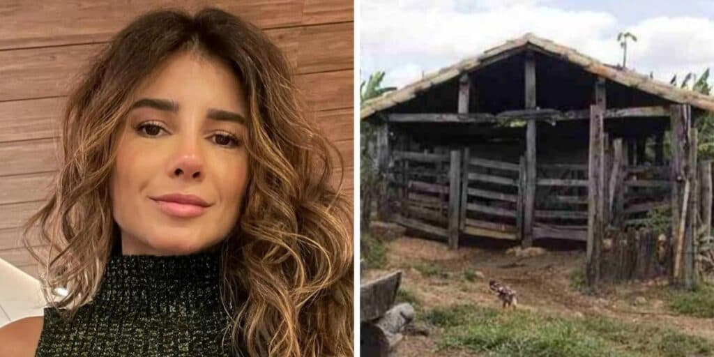 Cerca destruída, feita de barro e em cidade pequena: A casa humilde onde Paula Fernandes viveu e fotos