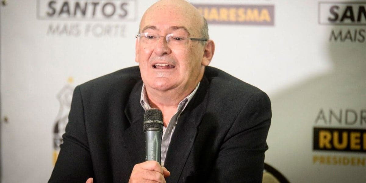 Andrés Rueda - presidente do Santos FC (Foto: Reprodução) Andrés Rueda - presidente do Santos FC (Foto: Reprodução)