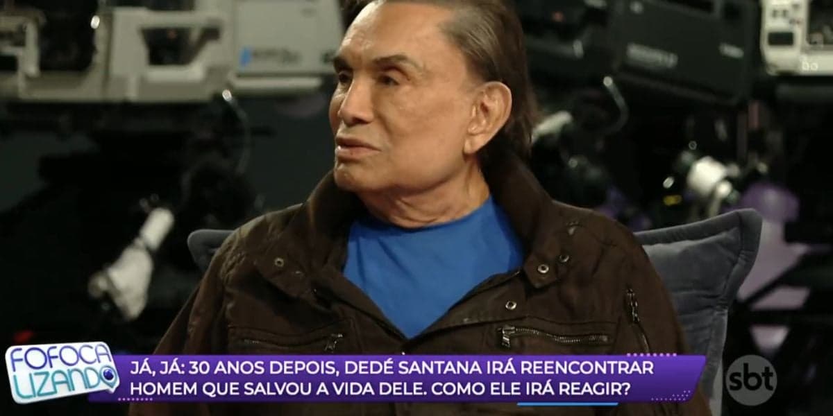Dedé Santana no Fofocalizando (Foto: Reprodução / SBT) Dedé Santana no Fofocalizando (Foto: Reprodução / SBT)