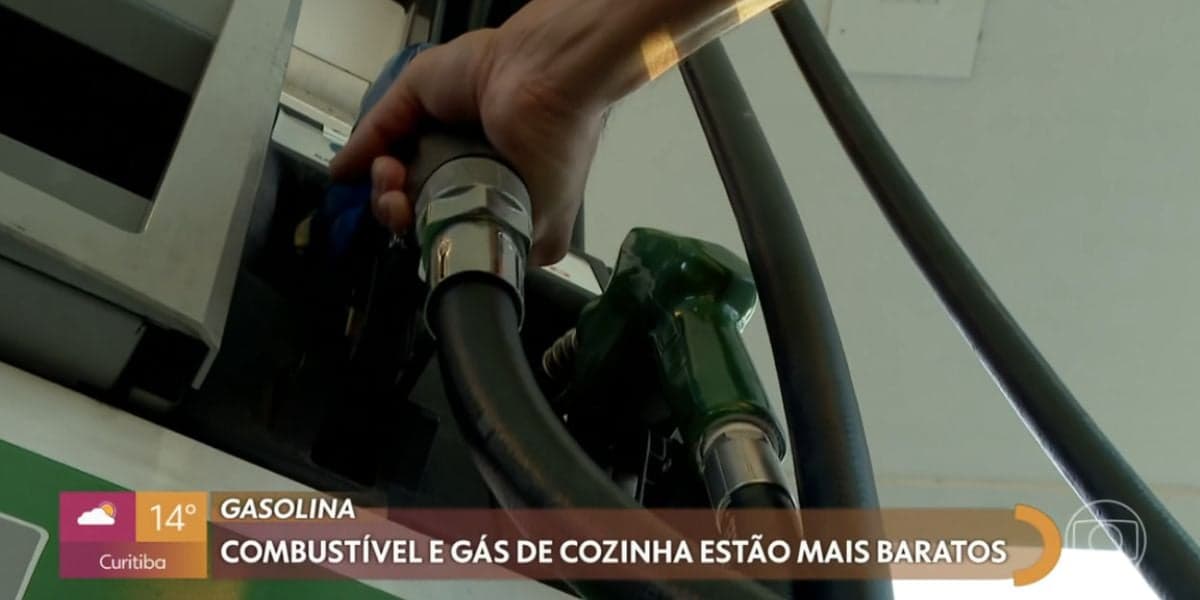 Matéria sobre gasolina no Encontro (Foto: Reprodução / Globo) Matéria sobre gasolina no Encontro (Foto: Reprodução / Globo)