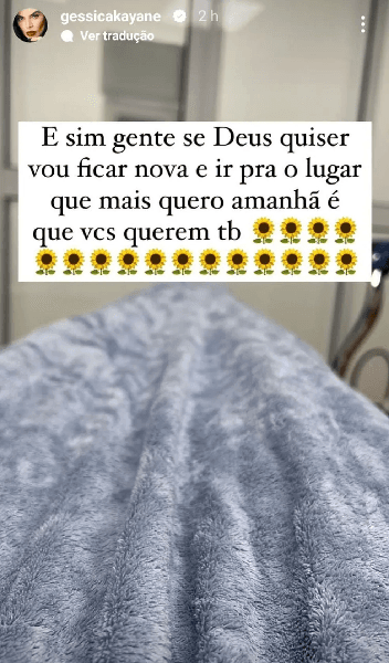 Publicação de Gkay nos stories (Foto: Reprodução/ Instagram) Publicação de Gkay nos stories (Foto: Reprodução/ Instagram)