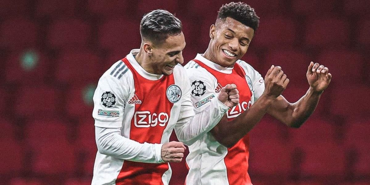 Antony e David Neres / foto: Ajax Antony e David Neres / foto: Ajax