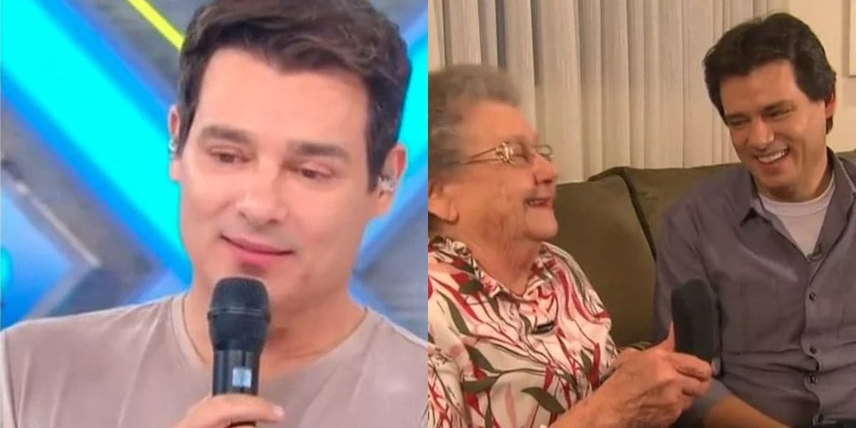 Celso Portiolli ficou muito emocionado com as homenagens e a morte da apresentadora (Reprodução: SBT) Celso Portiolli ficou muito emocionado com as homenagens e a morte da apresentadora (Reprodução: SBT)