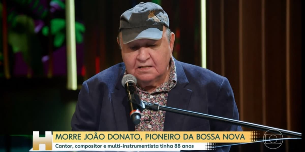 João Donato morreu (Foto: Reprodução/TV Globo) João Donato morreu (Foto: Reprodução/TV Globo)