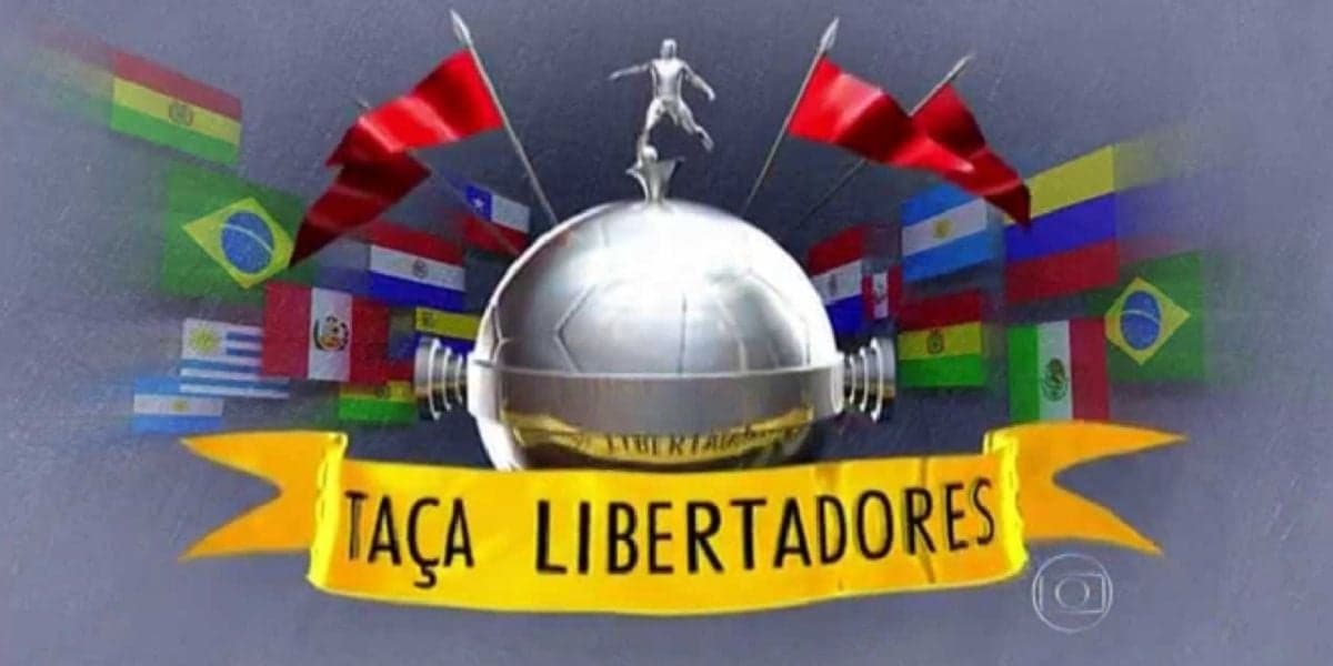 Famosa chamada da Libertadores na emissora carioca (Reprodução: Globo) Famosa chamada da Libertadores na emissora carioca (Reprodução: Globo)