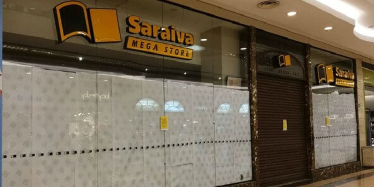 Livraria Saraiva promoveu fechamento de diversas unidades em todo o Brasil (Foto Reprodução/Internet)