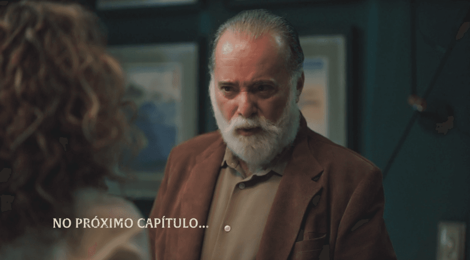 Antônio La Selva questiona Agatha quanto à paternidade de Caio em cenas que estão para ir ao ar nesta quarta feira (23) em Terra e Paixão (Foto Reprodução/Globoplay) Antônio La Selva questiona Agatha quanto à paternidade de Caio em cenas que estão para ir ao ar nesta quarta feira (23) em Terra e Paixão (Foto Reprodução/Globoplay)